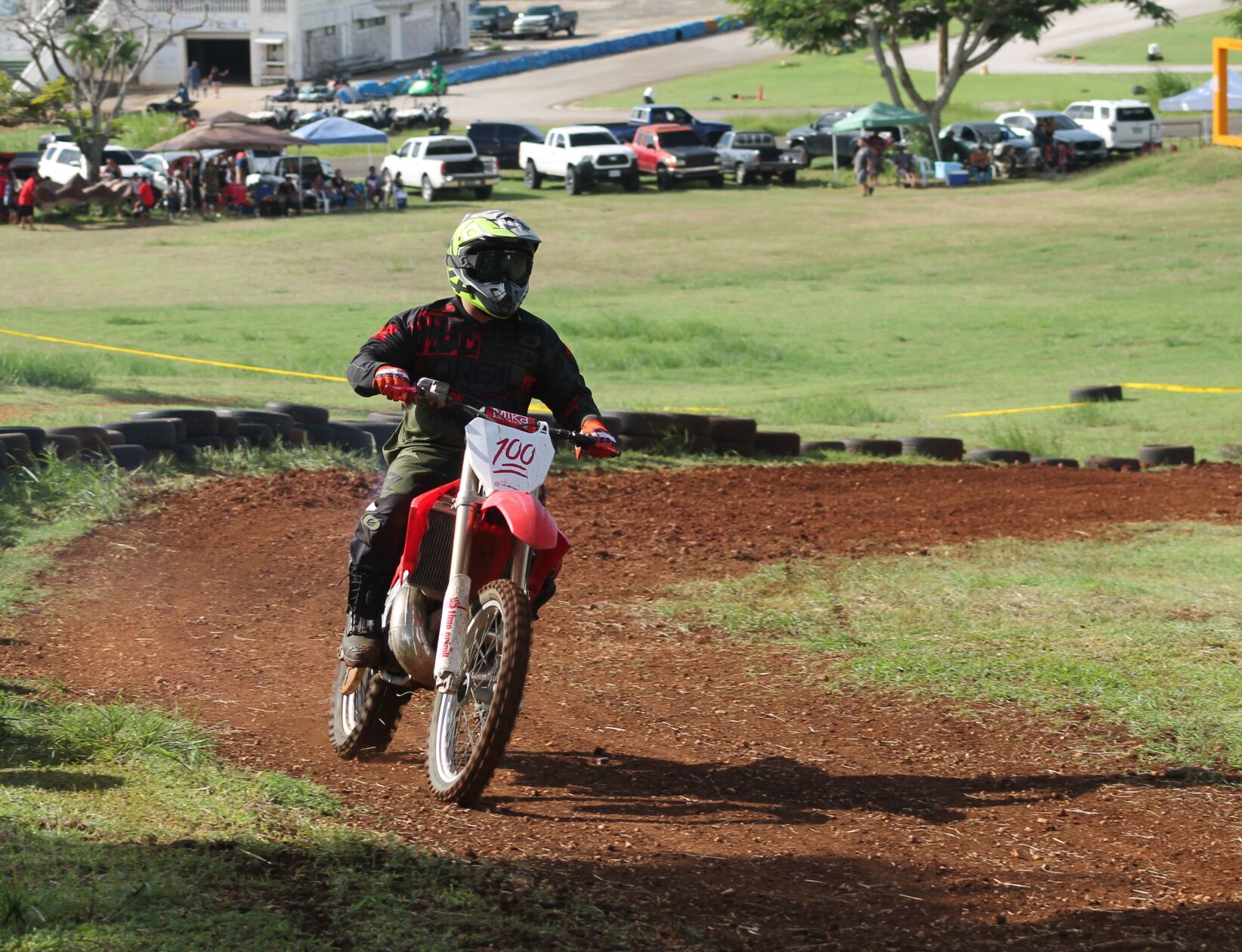 Keone Macaranas is a fan of motocross